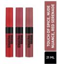 MAYBELLINE NEW YORK Sensational Liquid Matte PO3  (Touch of Spice, Nude Nuance, Red Serenade, 21 ml)...