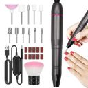 MAYCREATE® Nail Drill Machine Professional, 20000rpm Adjustable Electric Nail Filer Machine with 25pcs Accessories...