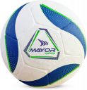 MAYOR Cyclone Football - Size: 5  (Pack of 1, White)...