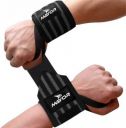 MAYOR Secure Wrap For Men Women Wrist Support Wrist Bands Gym & Fitness Gloves  (Grey/Black)...