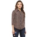 mayra Women's Cotton Orange Color 3/4 Sleeve Shirt...
