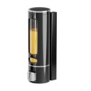 MAYUR ÖCICH 400 ML Cylindrical ABS Black Wall Mounted Shampoo Sanitizer Lotion Hand Dish Wash Gel Liquid Soap Dispenser for Bathroom Kitchen (1)...