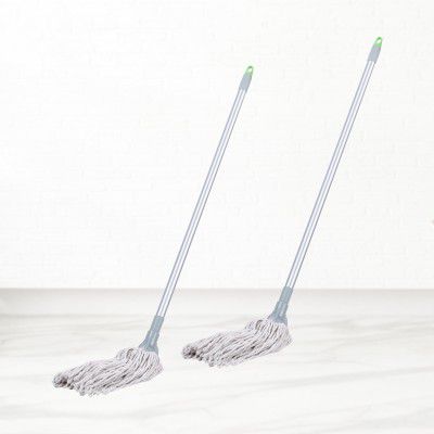 Mazic Cotton Floor Mop Cleaning – Grey Color (Pack of 2)
