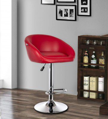 MBTC Judith Office Bar Stool Chair in Red