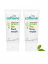 MCaffeine 2-Pcs Green Tea Face Wash With Hyaluronic Acid - 50ml Each...