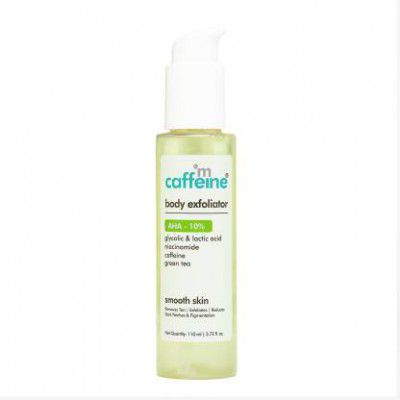 mCaffeine Body Exfoliator with AHA- 10% & Green tea  (110 ml)