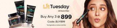 Mcaffeine Buy any 3 Products @ 899