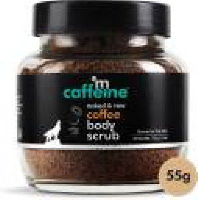 mCaffeine Coffee Body for Tan Removal & Exfoliation, Get Glowing Soft Skin Men Women Scrub  (55 g)