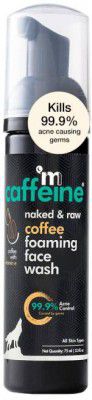 mCaffeine Coffee Foaming Face Cleanser, Reduces Acne & Pimple, Get Glowing Skin Face Wash  (75 ml)