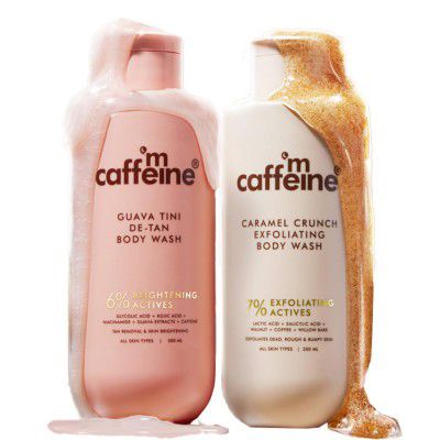 mCaffeine De-Tan & Exfoliating Body Washes (Set of 2)