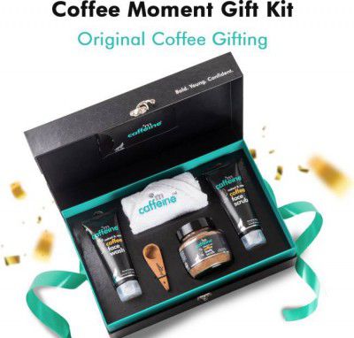 mCaffeine Moment Gift Set for Men & Women | Premium Gift Box | Gift For Every Occasion  (5 Items in the set)