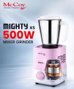 McCoy Mighty X5 Mixer Grinder | 3 SS Jars | 500 W Mixi | Hybrid Motor with 2 Years Warranty |...
