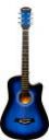 Medellin 38” Matt Acoustic Guitar Linden Wood Rosewood Right Hand Orientation  (Blue)...