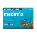 Medimix Ayurvedic Cool Bathing Soap With Menthol, Vetiver & Grape Seed 125Gm (Buy 4 And Get 1 Extra Combo Pack)...