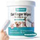 MEDUWEDU Ear Cleaner Finger Wipes 60 Counts, Dog Ear Cleaner...