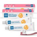 Mee Mee Toddler Toothpaste Pack of 2 (70g Each) | Fluoride-Free, Mild & Safe for Babies (12+ Months) | Orange Flavor | Helps Strengthen Teeth & Protect Gums...