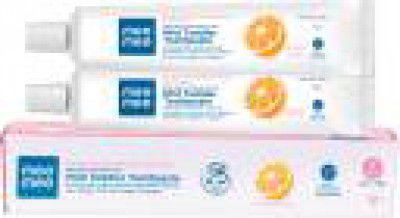 MeeMee Fluoride-Free Orange Flavor Toothpaste  (140 g, Pack of 2)