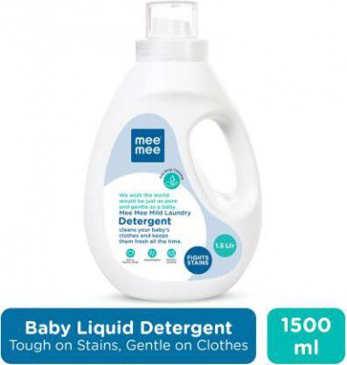 MeeMee Mild Baby Liquid Laundry Detergent Multi-Fragrance Liquid Detergent  (1500 ml)