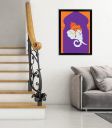 MEERA originals ,Ganesha , (1 Units) ) Framed Art PREMIUM COTTON CANVAS  ...