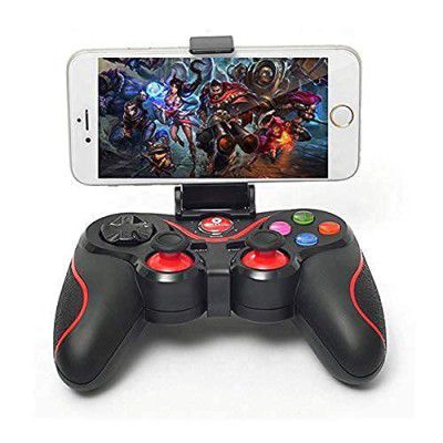 meesa V8 Wireless BT4.0 Bluetooth Wireless Gaming Controller (ANDROID/IOS)(Black)