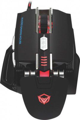 Meetion MT-M975 Wired Ambidextrous Optical Gaming Mouse (USB 3.0, Black, Silver)