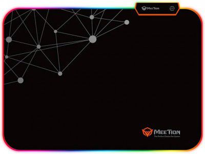 Meetion MT-PD120 RGB Gaming Non Slip Base Mousepad  (Black)