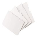 MeeTo Dough Bench Scraper Cake Cutter/Chopper/Smoother Icing Fondant Cake Decorating Pastry Baking Tool - Pack of 4 (White)...