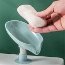 MeeTo Leaf-Shape Self Draining Soap Holder (Packof 2)...
