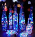 MeeTo LED Bottle Lights with Cork, Length of 200 CM, 20 LED, for Party Birthday Diwali Christmas Navratri Valentine Gift Home Decoration, Pack of 1...