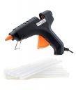 Mega Glue Gun Generic Glue Gun 40W With 8 Sticks- Size 200mm (Black And Orange), Standard (MGA40)...
