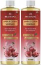 MegaBlend Apple Cider Vinegar with Mother Vinegar | 500ml (Pack of 2) with Measuring Cap | Cold Pressed Himalayan Gold & Red Apple Juice for Men and Women...