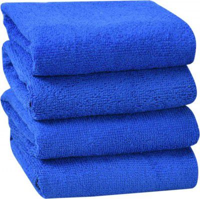 MEGAKLEEN Microfiber Vehicle Washing Cloth  (Pack Of 4)