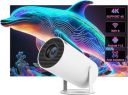 MEGAWISE Andriod 5G WiFi Projector Home 4K Support 1080P Smartphone Full HD Portable Builtin YouTube Other Apps Auto Keystone 4000 Lumens 200" Screen Compatible 4K TV Stick (MP46) Black...