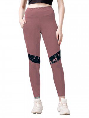 Mehrang Active Yoga Pants for Women Gym High Waist with Pocket, Tummy Control, Workout Pants 4 Way Stretch Yoga Leggings
