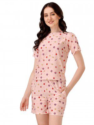 Mehrang COCOFAB Cord Set for Women, Casual Night Wear