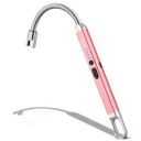 MEIRUBY Rechargeable Electric Gas Lighter | 500 Uses/Charge (Rose Gold)...