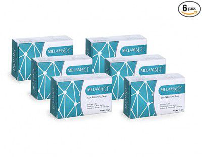 Melamaxx Skin Lightning & Whitening Soap With Kojic Acid & Glutathione-75 g (Pack of 6)