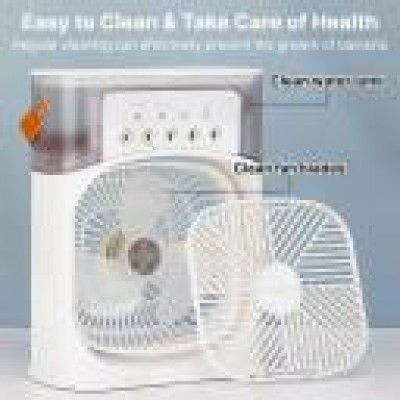 Melbon 4 L Room/Personal Air Cooler  (White, USB Mini Air Cooler-A)