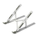 MemeHo® Aluminium Laptop Stand / 6 Angles Adjustable Laptop Holder/Foldable and Portable/Ergonomic Ventilated Laptop Stand (Sliver)...