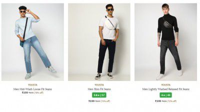 [ All Brand ] Mens Jeans Starts at ₹262