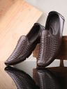 MENGLER Men Woven Design Padded Basics Mojaris...