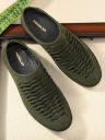 MENGLERMen Olive Green & Grey Suede Shoe-Style Sandals...