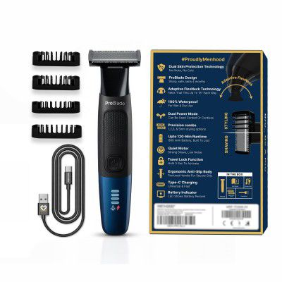 MENHOOD ProBlade 3-in-1 Hybrid Trimmer Shaver for Men 