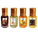 Menjewell Kasturi Musk, Chandan-E-Khaas, Golden Musk & Oudh Wooden Musk Perfume Floral Attar, 6 Ml (Pack Of 4), 50 g...