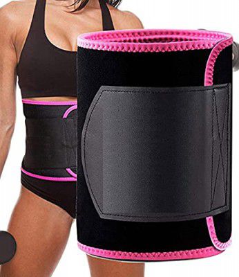 Men's and Women's. Waist Trimmer Slimming Neoprene Ab Belt Trainer for Faster Weight Loss Fat Burner Wrap after delivery Tummy Control/Belly Tummy Yoga Wrap Exercise Body Slim Look Belt (Free 