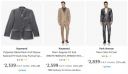 Men's Branded Suits at Minimum 70% off...