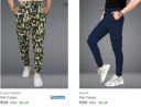 Upto 85% Off Men's Cargo | Start @ 299...