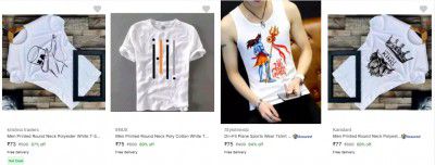 Mens clothing At Rs 73