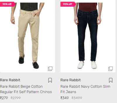 Mens Clothing Upto 90% Off