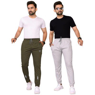 Men's Comfortable Casual Regular Fit Printed Track-Pants (Pack of 2) P2_MD_TP223_TP224